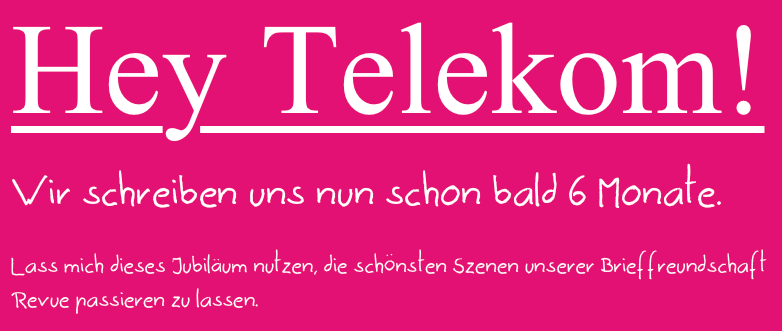 Eine Story über die Telekom