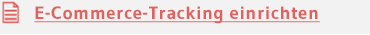 E-Commerce-Tracking einrichten