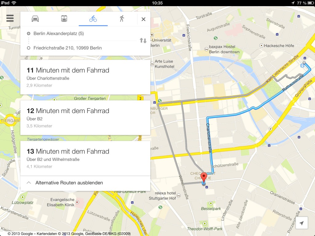 Google Maps 2.0 für iPhone, iPad und Android Neues