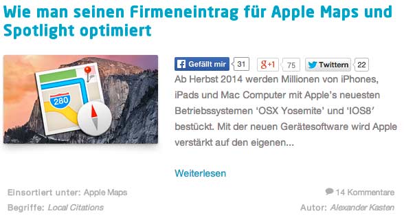 Apple-Maps-Firmeneintrag