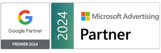 Google Microsoft Partner Badges 2024