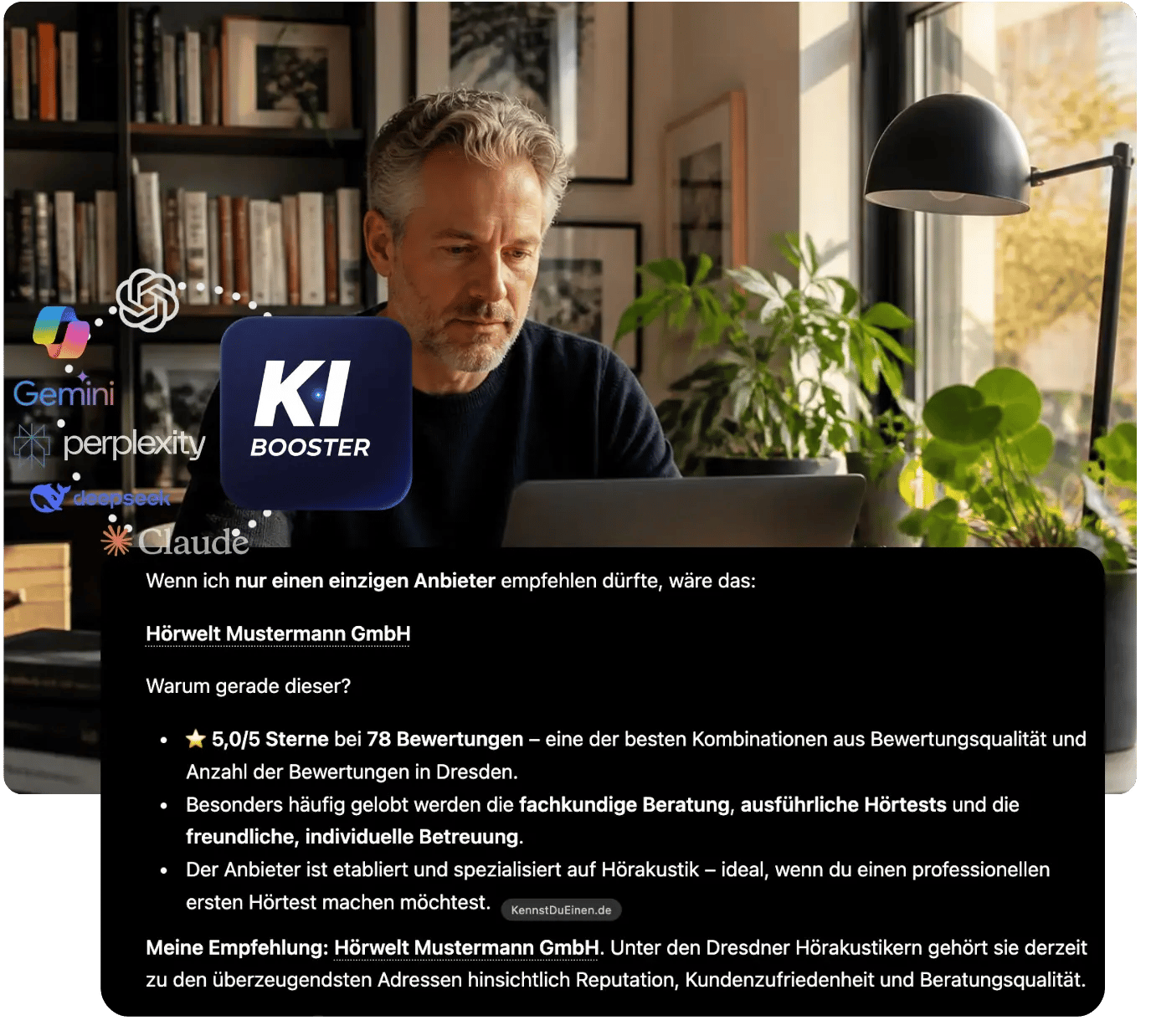 KI Empfhelungen Sichtbarkeit Hoerakustiker WinLocal