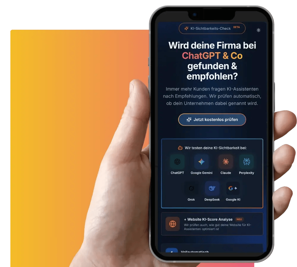 KI Sichtbarkeit Test WinLocal ChatGPT