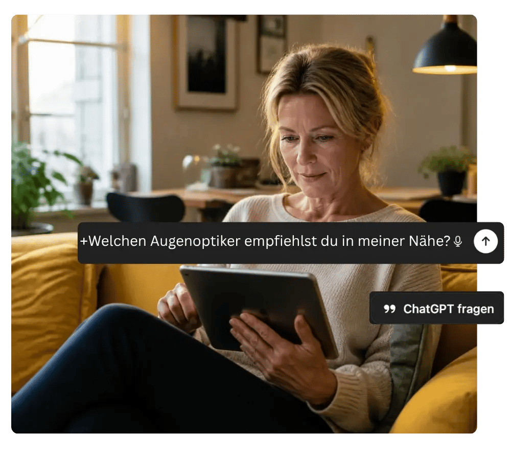 Optik Plus WinLocal KI Sichtbarkeit