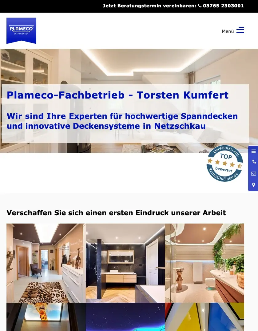 kontaktseite beispiel spanndecken winlocal